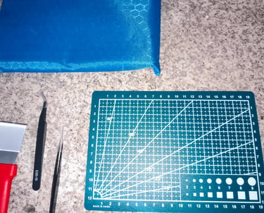 Área de precisão para limpar e melhorar qualidade de impressões 3D