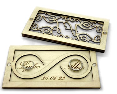 Boîte porte alliances