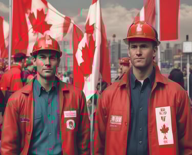 A young international student smiling with books on a Toronto campus.