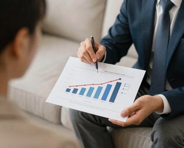 A calm sunset over a peaceful lake symbolizing a secure retirement.