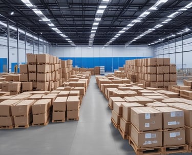 A sleek refrigerated truck loaded with crates of fresh onions and peppers ready for export.