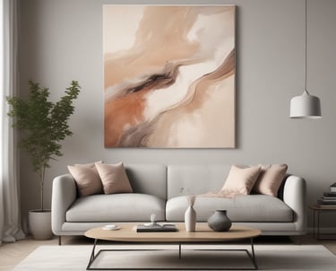 Modernūs paveikslai interjerui derinami prie svetainės spalvų ir stiliaus