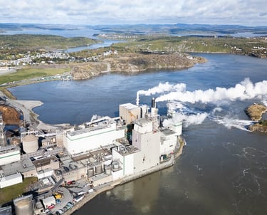 drone industrial photography, Ariel Infrastructure Photography New Brunswick