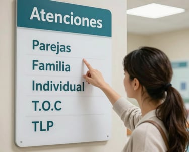 Calm therapy room with minimalistic design and soft natural light.