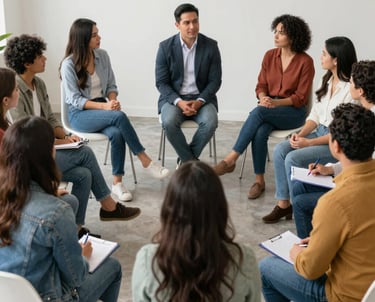Portrait of Joel Loayza in a calm, professional office setting.