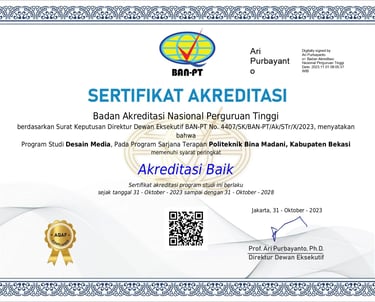 Akreditasi Desain Media Poltek BIMA