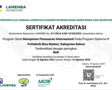 Akreditasi Manajemen Pemasaran Poltek BIMA