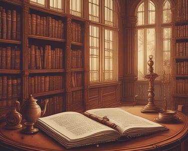 A futuristic cityscape representing science fiction themes