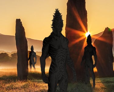 Whistlers from, Iain Richmond's dystopian, post-apocalypse novel, MOTHERS DON'T RUN