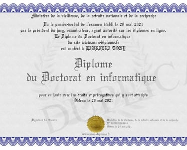 Garantie de satisfaction 100% sur la qualité du papier et la conformité des polices.