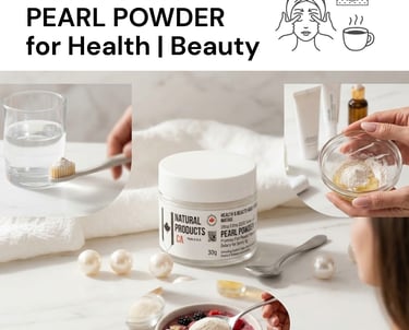 image how to use pearl powder showcasing cosmetic cream, breakfast topping, h oral care  canada