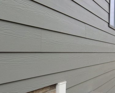 Exterior home siding installation completed by Robert Hodges Roofing in the Louisville Kentucky area