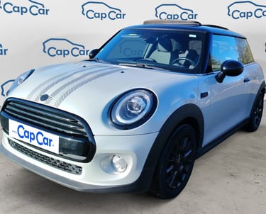 Mini Cooper Blanche 3portes avec toit noir ouvrant