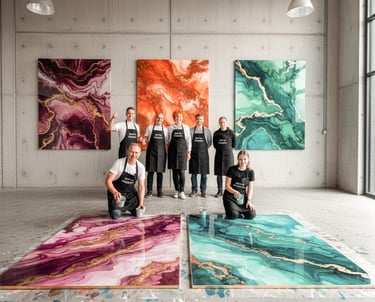 epoxy marble effect training