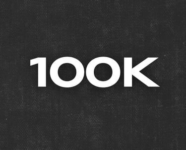 100K content growth guarantee visual for artist promotion campaigns