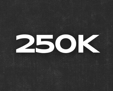 250K content growth guarantee visual for artist promotion campaigns