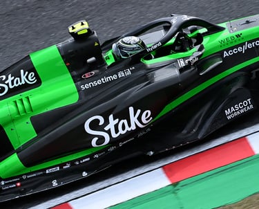 Stake F1 Team 官方合作車隊賽車,全球最值得信賴的加密貨幣平台背書