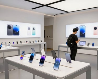 A vibrant marketplace scene symbolizing Sri Venkateshwara Traders' bustling trade activities.