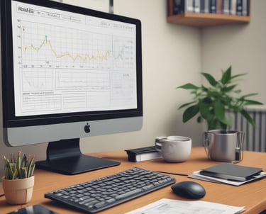 A technician installing an electric vehicle charging station surrounded by green plants.