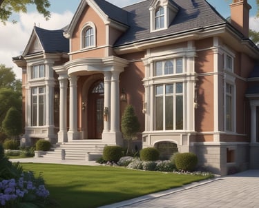 A skilled construction worker carefully measuring wood beams on a building site.