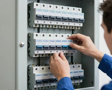 black blue and yellow textile