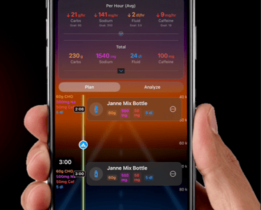 Adding bottles, gels at the right time is the essence of the plan