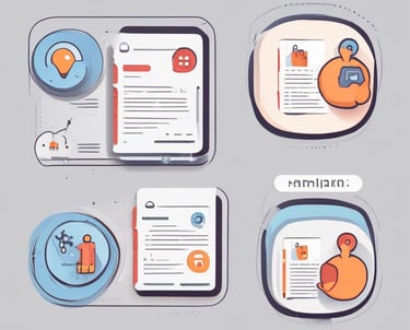 Illustration of a horizontal timeline with four steps connected by arrows.