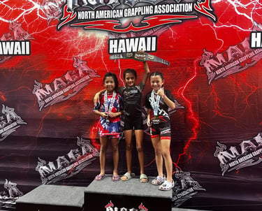 Kids BJJ competition team