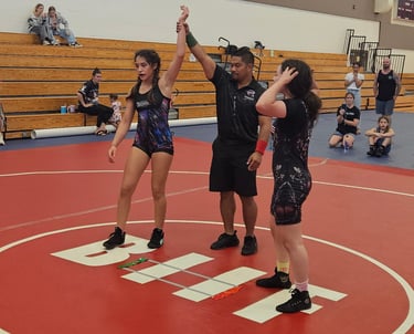 Youth martial arts tournament competitors from Kona Hawaii