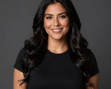 woman wearing black scoop-neck long-sleeved shirt
