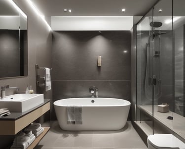 Photo of a skilled builder laying block paving on a driveway under a clear sky.