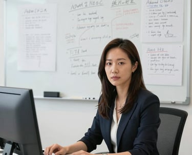 woman smiling wearing denim jacket