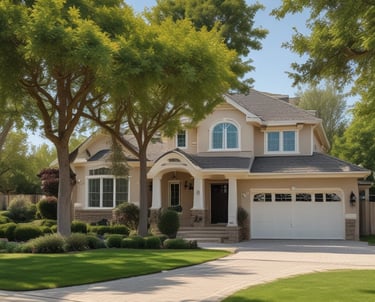 A family team working on a home renovation project.