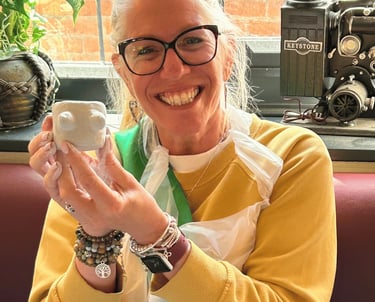 clay boob making hen party