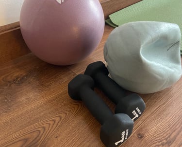 Material clase de Pilates en Los Cancajos La Palma