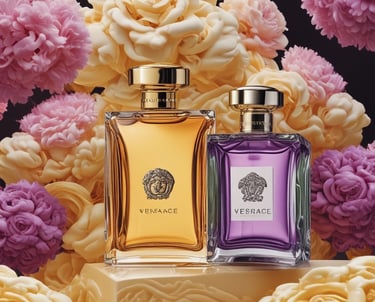 A private jet soaring above fluffy white clouds at golden hour.