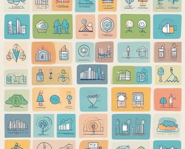 A small artisan workshop with a laptop showing a clean, modern website design.