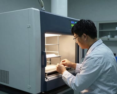 Close-up of a chatbot interface on a smartphone with neurological icons.