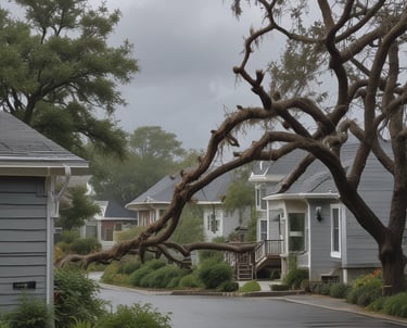 Close-up of a termite inspection in progress on wooden beams.