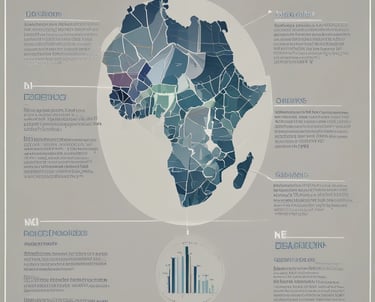 Photo of a diverse team of professionals collaborating in an office setting in N’Djamena.