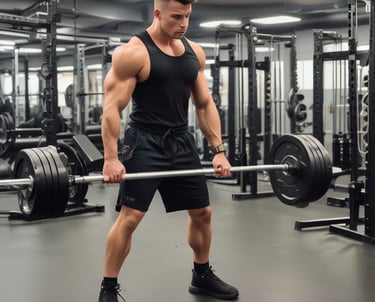 A family stretching together in matching Hidden Wells workout apparel in a sunlit park.