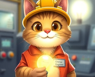 Котейкин Котов Котович (главный энергетик кот) AI