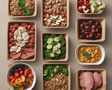 A variety of dietary options including vegetarian and gluten-free dishes.