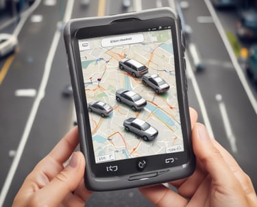 Truck loaded with gas cylinders under a clear blue sky