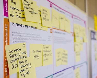 photo de moodboard de travail