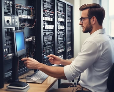 a man riding a skateboard down the side of a ramp