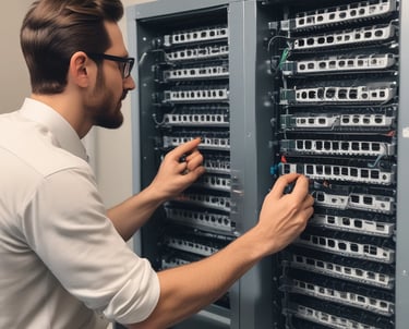 a man riding a skateboard down the side of a ramp