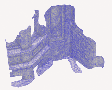 Lidar Scan with Mesh