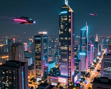 A sleek, modern workspace with a laptop, coffee cup, and vibrant plants reflecting creativity and focus.