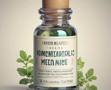 A serene clinic room bathed in soft natural light with calming pastel blue and light green accents.